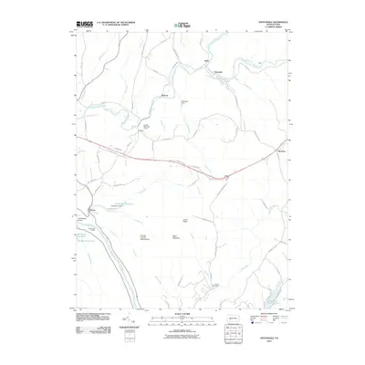 2010 Map of Vintondale, 2010 Print