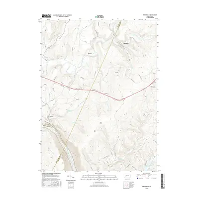 2016 Map of Vintondale, 2016 Print