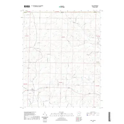 2020 Map of Viola, 2020 Print