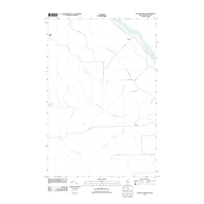 2011 Map of Violette Stream, 2011 Print