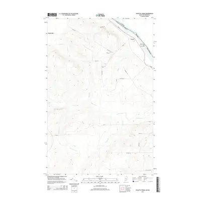 2014 Map of Violette Stream, 2014 Print