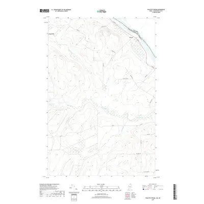 2018 Map of Violette Stream, 2018 Print