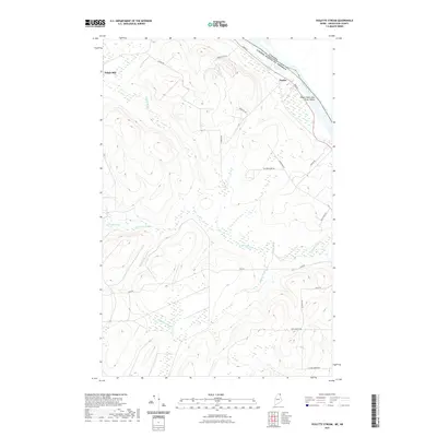 2021 Map of Violette Stream, 2021 Print