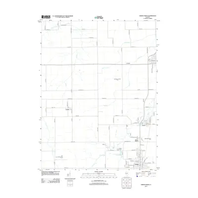 2012 Map of Virden North, 2012 Print