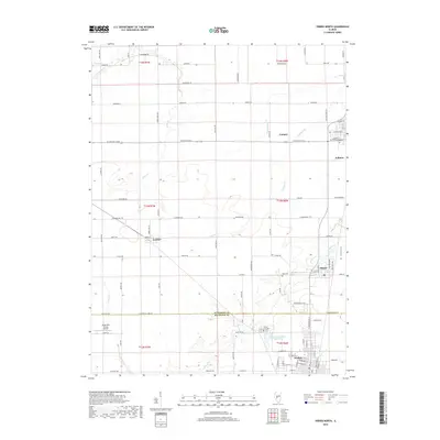 2018 Map of Virden North, 2018 Print