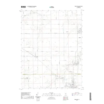 2021 Map of Virden North, 2021 Print