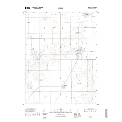 2018 Map of Virden South, 2018 Print
