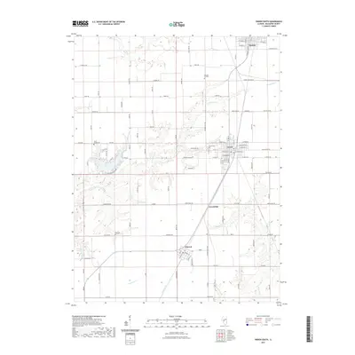 2021 Map of Virden South, 2021 Print