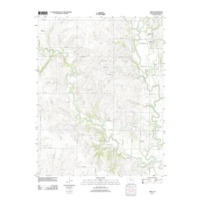 2012 Map of Virgil, 2012 Print