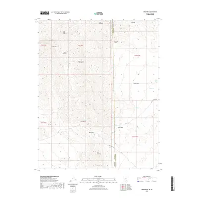2018 Map of Virgin Peak, 2018 Print