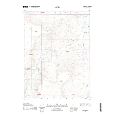 2018 Map of Virgin Valley, 2018 Print