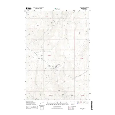 2017 Map of Virginia City, 2017 Print