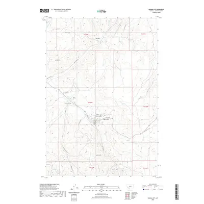 2020 Map of Virginia City, 2020 Print