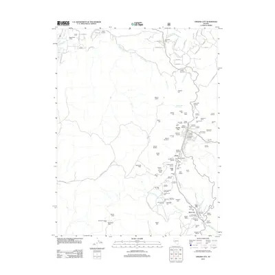 2012 Map of Virginia City, 2012 Print