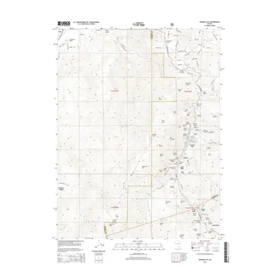 2014 Map of Virginia City, 2014 Print