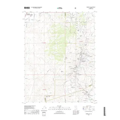 2018 Map of Virginia City, 2018 Print