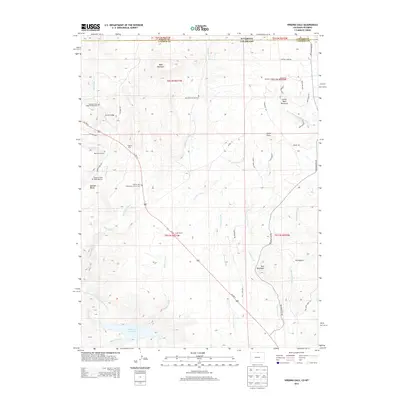 2013 Map of Virginia Dale, 2013 Print