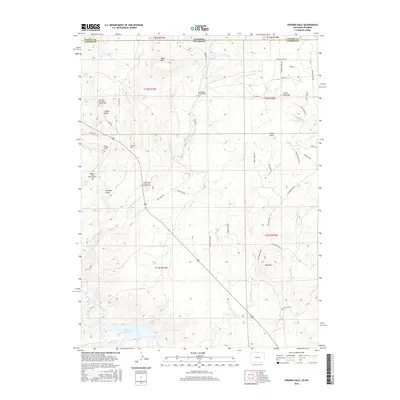 2016 Map of Virginia Dale, 2016 Print