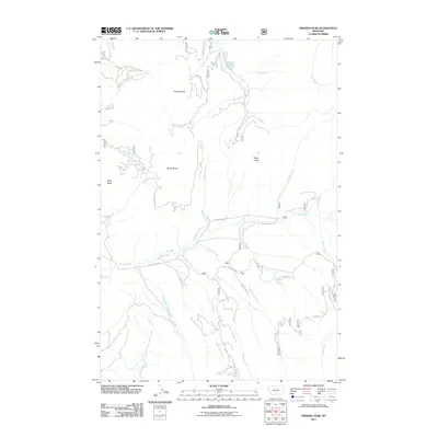 2011 Map of Virginia Peak, 2011 Print