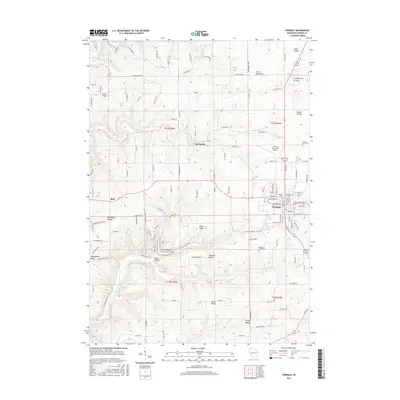2016 Map of Viroqua, 2016 Print