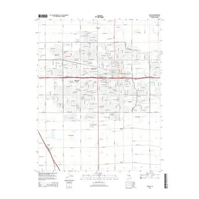 2015 Map of Visalia, 2015 Print