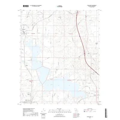 2018 Map of Vivian North, 2018 Print