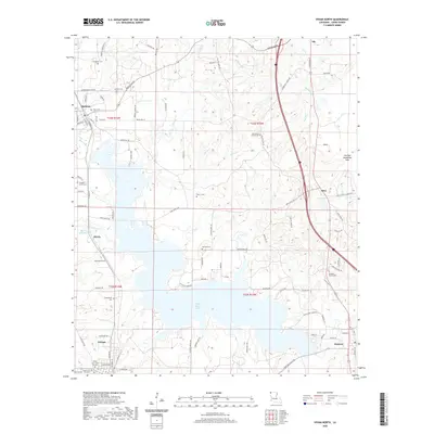 2020 Map of Vivian North, 2020 Print