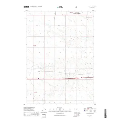 2017 Map of Vivian NW, 2017 Print