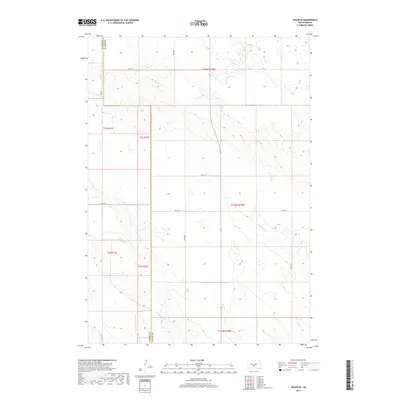 2017 Map of Vivian SE, 2017 Print