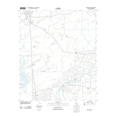 2012 Map of Vivian South, 2012 Print