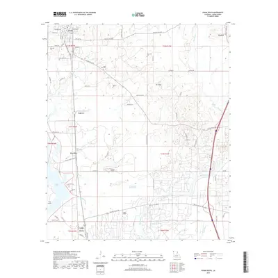 2018 Map of Vivian South, 2018 Print