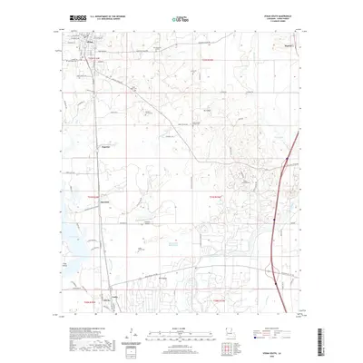 2020 Map of Vivian South, 2020 Print