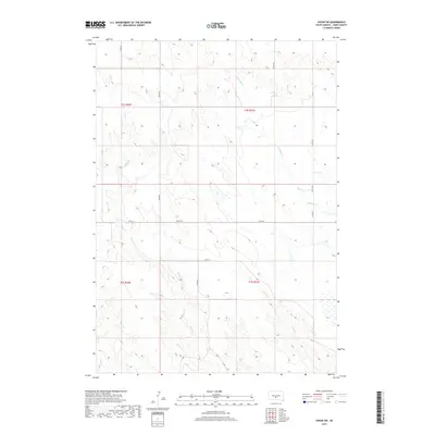 2017 Map of Vivian SW, 2017 Print