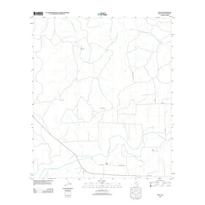 2012 Map of Voca, 2012 Print