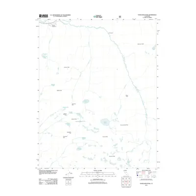 2012 Map of Vogelsang Peak, 2012 Print