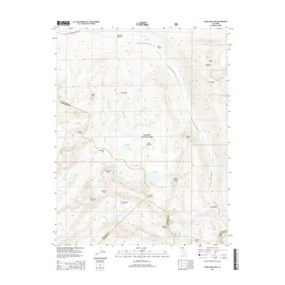 2015 Map of Vogelsang Peak, 2015 Print