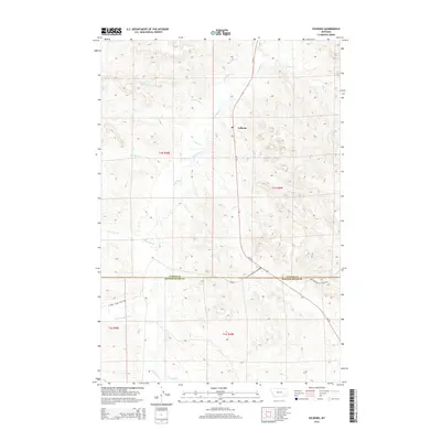 2014 Map of Volborg, 2014 Print