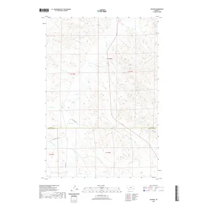 2020 Map of Volborg, 2020 Print