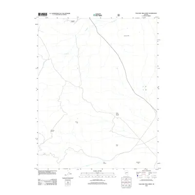 2012 Map of Volcanic Hills West, 2012 Print