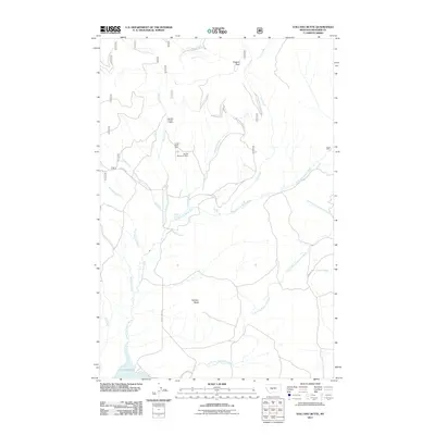 2011 Map of Volcano Butte, 2011 Print