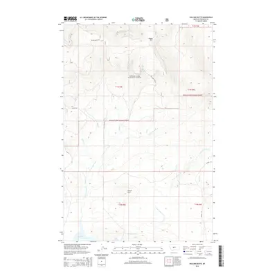 2014 Map of Volcano Butte, 2014 Print