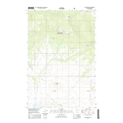 2017 Map of Volcano Butte, 2017 Print