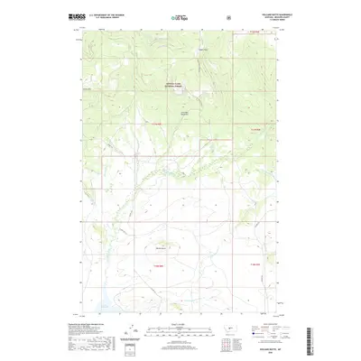 2020 Map of Volcano Butte, 2020 Print
