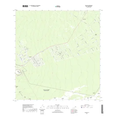 2017 Map of Volcano, 2017 Print