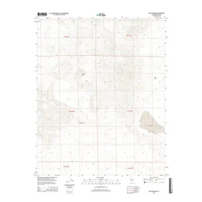 2015 Map of Volcano Peak, 2015 Print