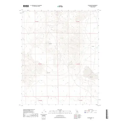 2018 Map of Volcano Peak, 2018 Print