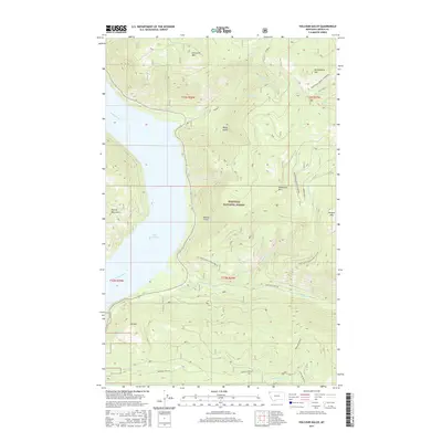 2017 Map of Volcour Gulch, 2017 Print