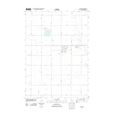 2012 Map of Volga, 2012 Print
