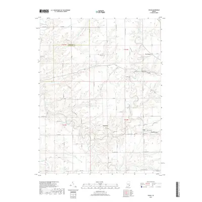 2019 Map of Volga, 2019 Print