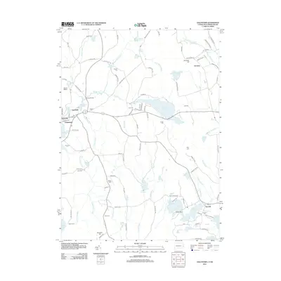 2012 Map of Voluntown, 2012 Print
